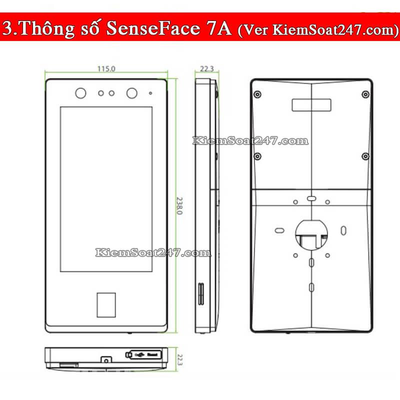 Standalone Access Control SenseFace 7 Kkuon mat may cham cong van tay the tu mat khauvStandalone Access Control SenseFace 7 Kkuon mat may cham cong van tay the tu mat khau Standalone Access Control SenseFace 7 Kkuon mat may cham cong van tay the tu mat khau