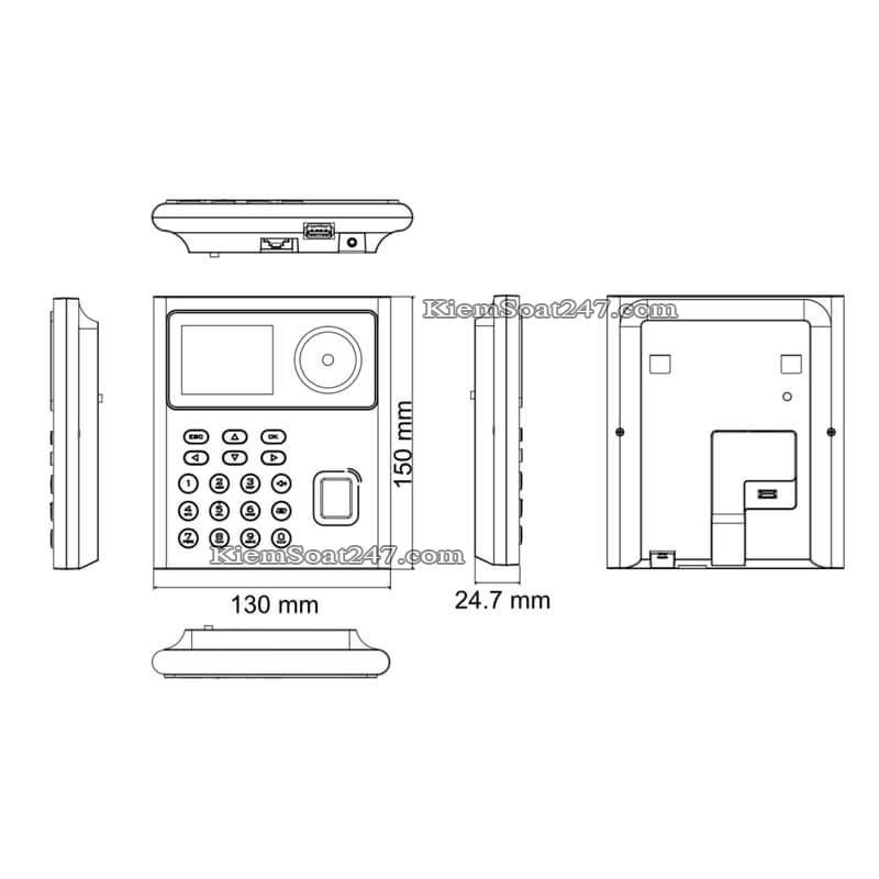 hikvision DS-K1T320 6